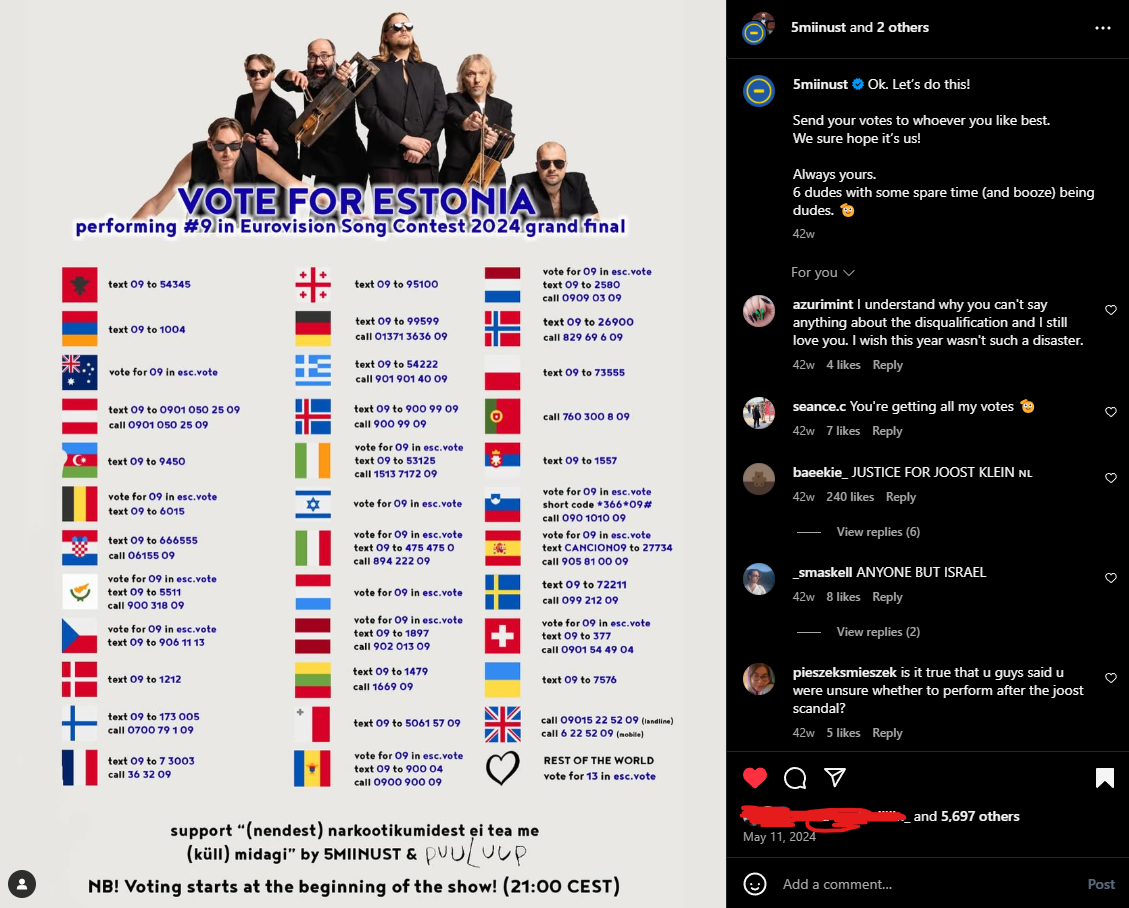 Graphic design for 5MIINUST & Puuluup (Universal Music Estonia)